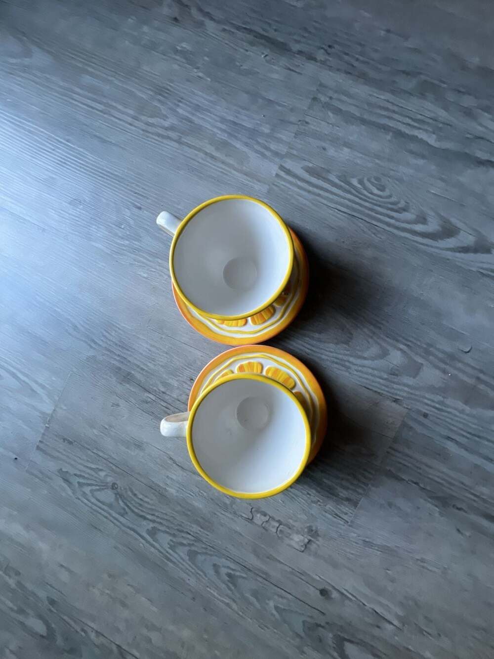 Grasslands Road Ceramic Tea Time Jumbo Teacup and Saucer Set